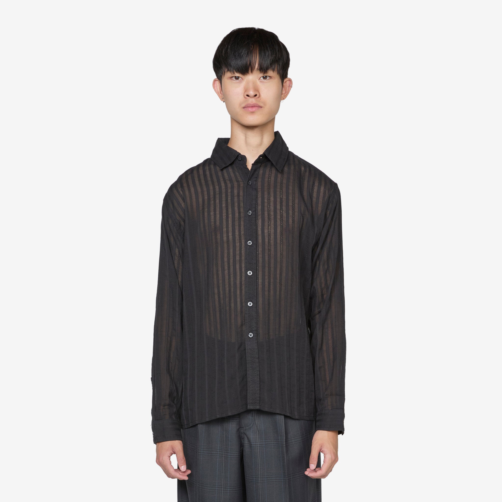 BB Shirt Sheer Black - Stylish & Comfortable Women's Fashion Top for Casual Wear & Night Out