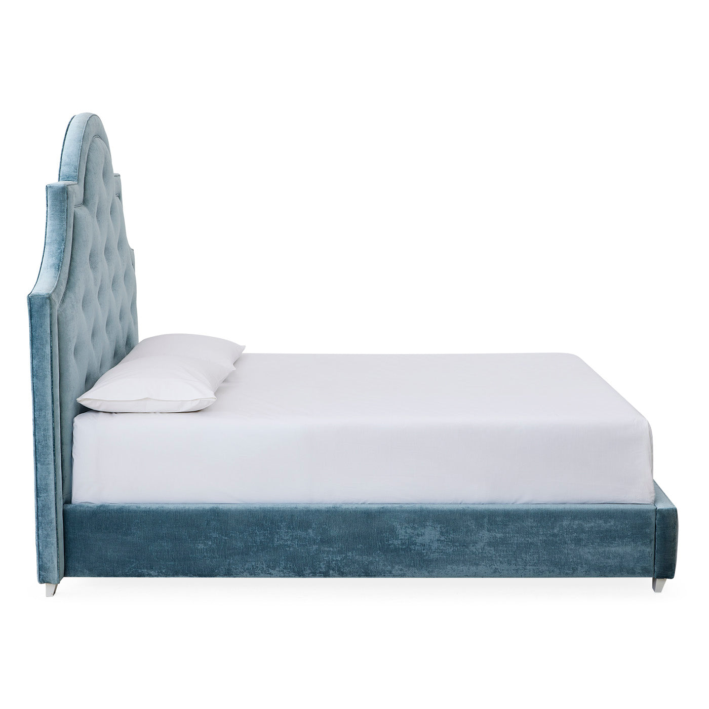 Woodhouse Queen Bed Frame - Solid Wood Platform Bed with Headboard - Perfect for Master Bedroom & Guest Room Decor