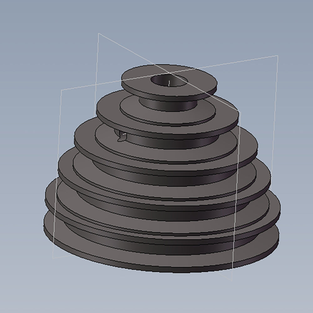 DP25016A 2 Driven Pulley Black - High Performance Replacement Part for Lawn Mowers & Outdoor Power Equipment