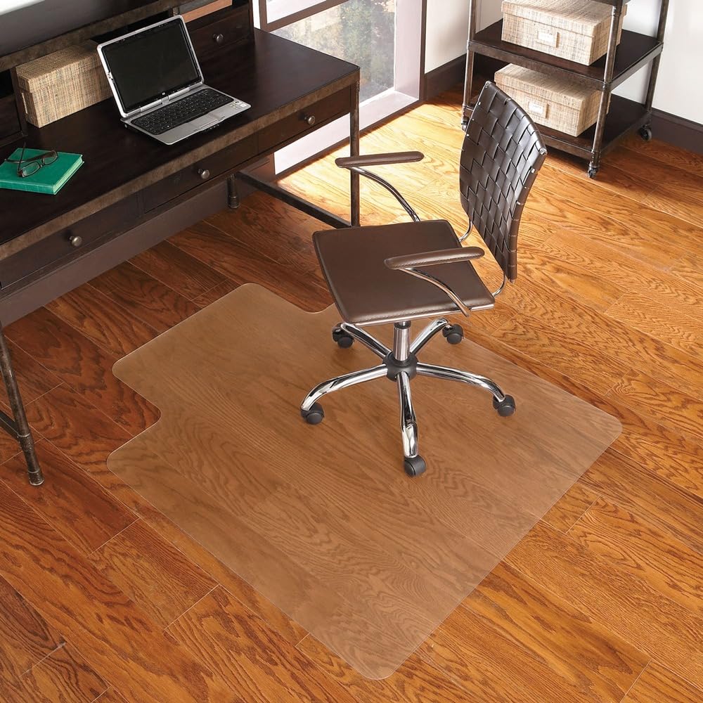 EverLife Heavy-Duty Clear Chair Mat for Hard Floors - 36
