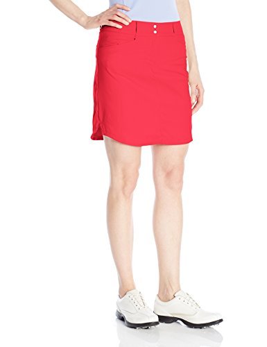 Adidas Golf Women's 3-Stripes Skort - Comfortable Athletic Tennis Skirt with Built-in Shorts for Golf, Tennis & Casual Wear