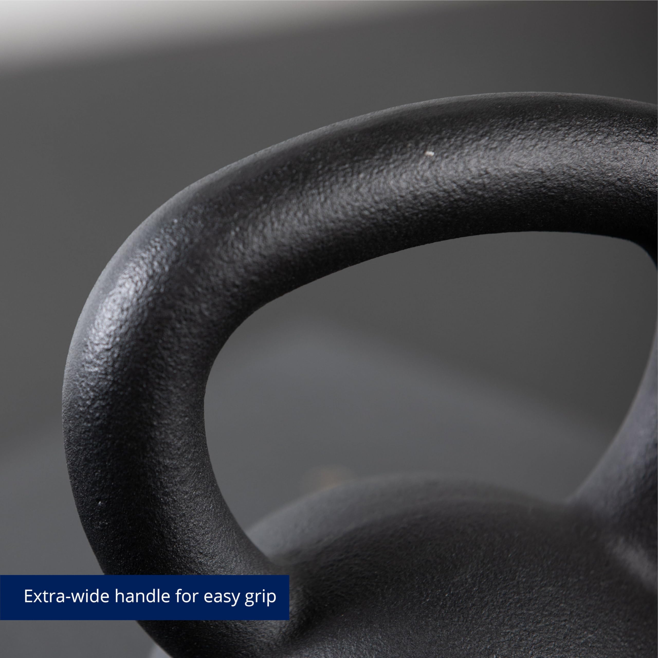 Titan Fitness Cast Iron Kettlebell - Single Piece Casting with KG & LB Markings for Full Body Workout - Perfect for Home Gym, CrossFit, Strength Training & Functional Fitness