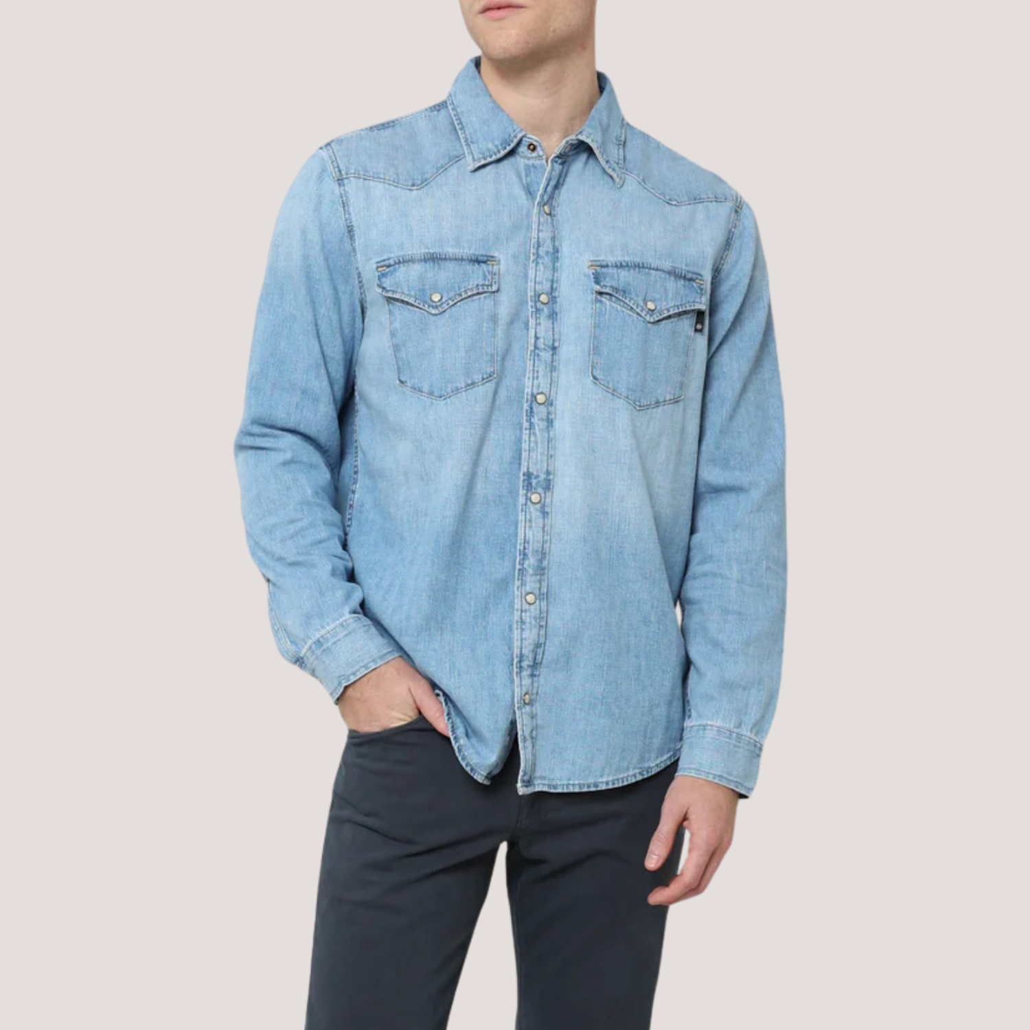 Aiden Western Shirt for Men - Stylish Plaid Button-Up Shirt with Pearl Snap Buttons | Perfect for Cowboy Rodeo, Country Music Festivals & Casual Outfits