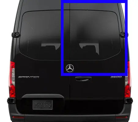 2019+ Mercedes Sprinter Van Fixed Window - Passenger Side Rear Cargo Door Replacement (Part #SR119 F) | Durable OEM-Style Van Window for Cargo Vans, Delivery Trucks & Work Vehicles | Weatherproof Design for Commercial Use & Fleet Applications
