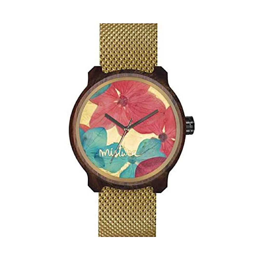 Marco Floral Wooden Watch - Handmade Santa Elena Collection Timepiece for Men & Women | Eco-Friendly Wooden Wristwatch for Casual, Office & Special Occasions