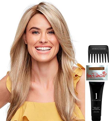 Jon Renau Zara Wig Bundle - 5 Piece Set with Christy's Wigs Q&A Booklet, Wig Shampoo, Wig Cap & Wide Tooth Comb (Color 24B22) | Perfect for Daily Wear, Cosplay & Hair Loss Solutions
