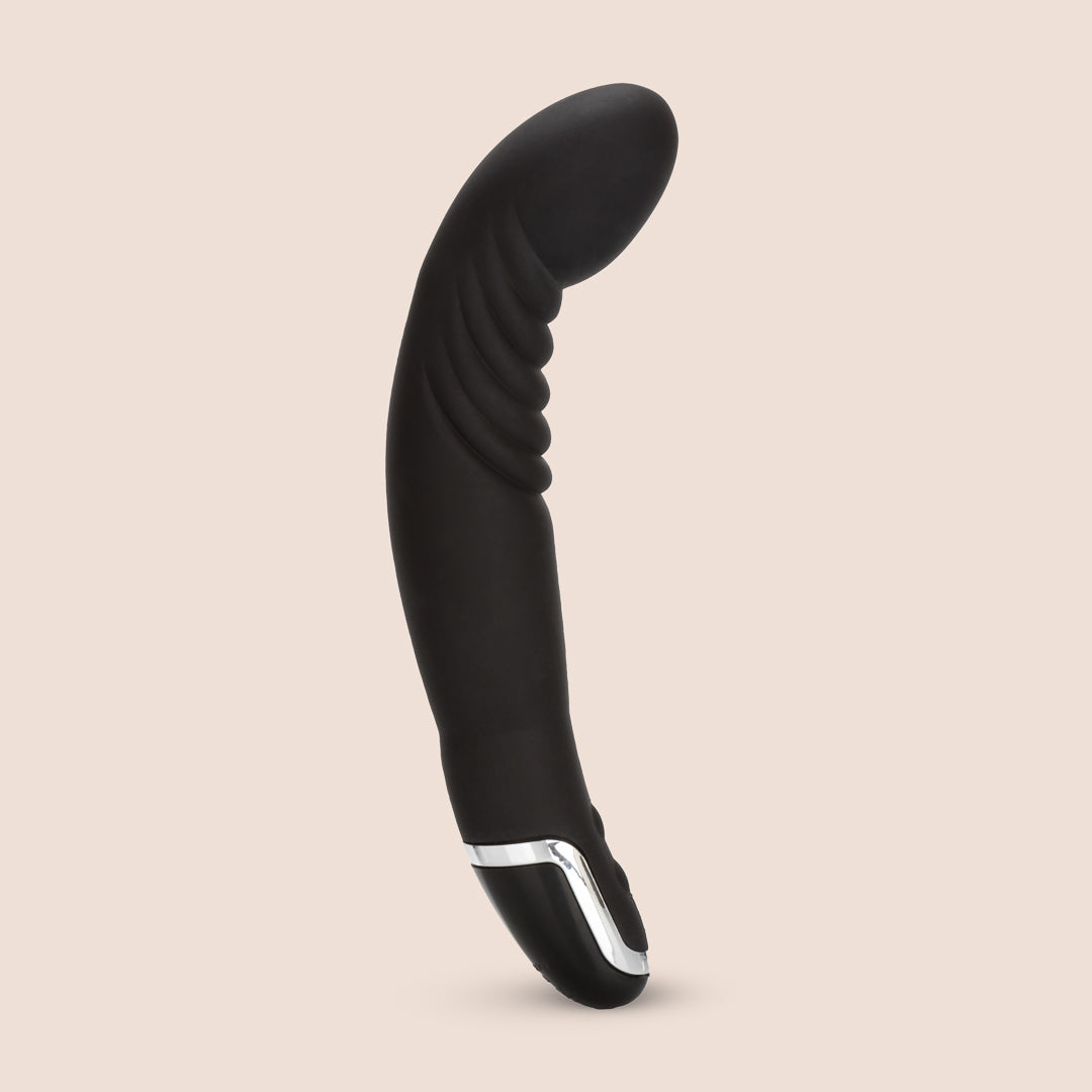 Premium Silicone Vibrating Anal Probe with Ridges - Dr. Joel Kaplan | Enhanced Pleasure for Couples & Solo Play | Perfect for Sensual Massage & Intimate Exploration
