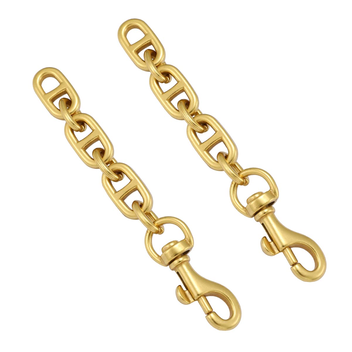 Anbys 2-Pack Antique Gold Purse Strap Extenders - Oblong Shape Replacement Bag Chains for Crossbody & Shoulder Handbags | Adjustable Length, Fashion Accessory for Women's Purses, Totes & Evening Bags