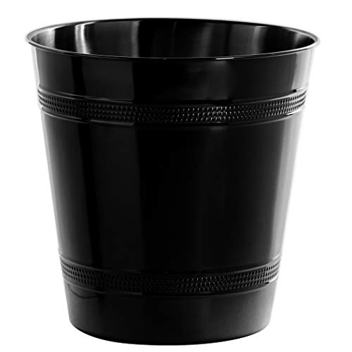Matte Black Hammered Stripe