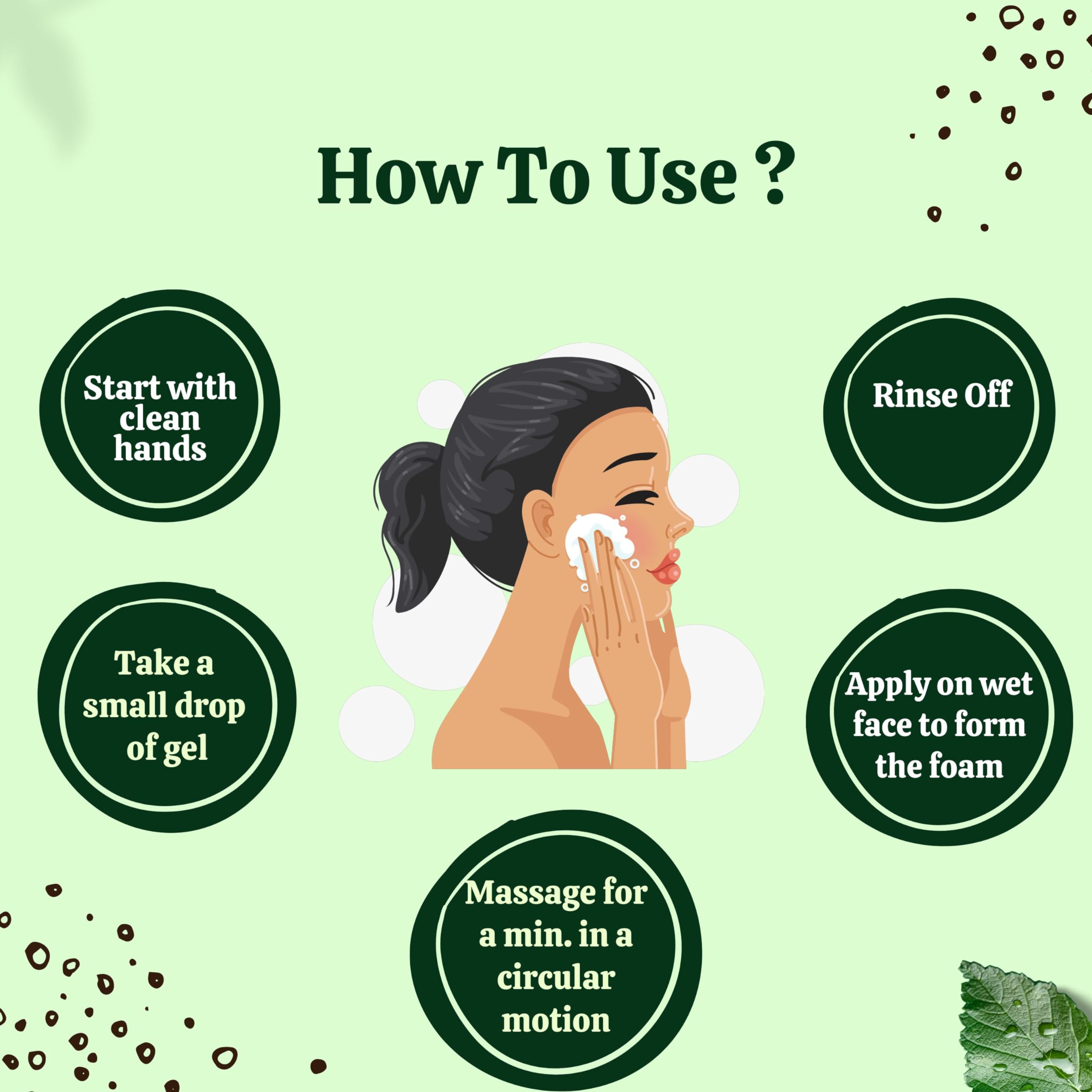 Riyo Herbs Oil Control Face Wash 100ml with 2% Salicylic Acid - Tea Tree, Neem & Aloe Vera for Oily & Acne-Prone Skin | Deep Cleansing & Pore Minimizing | Perfect for Daily Skincare Routine & Breakout Prevention