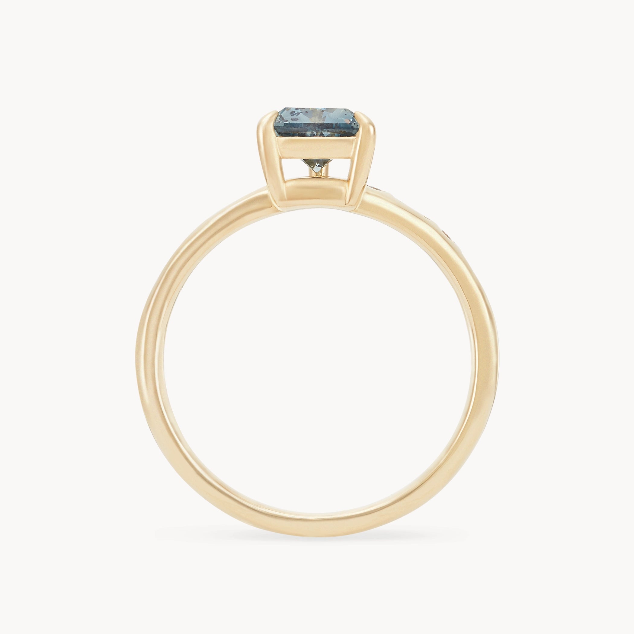 Unique Mountain Vow Trillion-Cut Sapphire Engagement Ring for Women – Perfect for Proposals, Anniversaries & Special Occasions