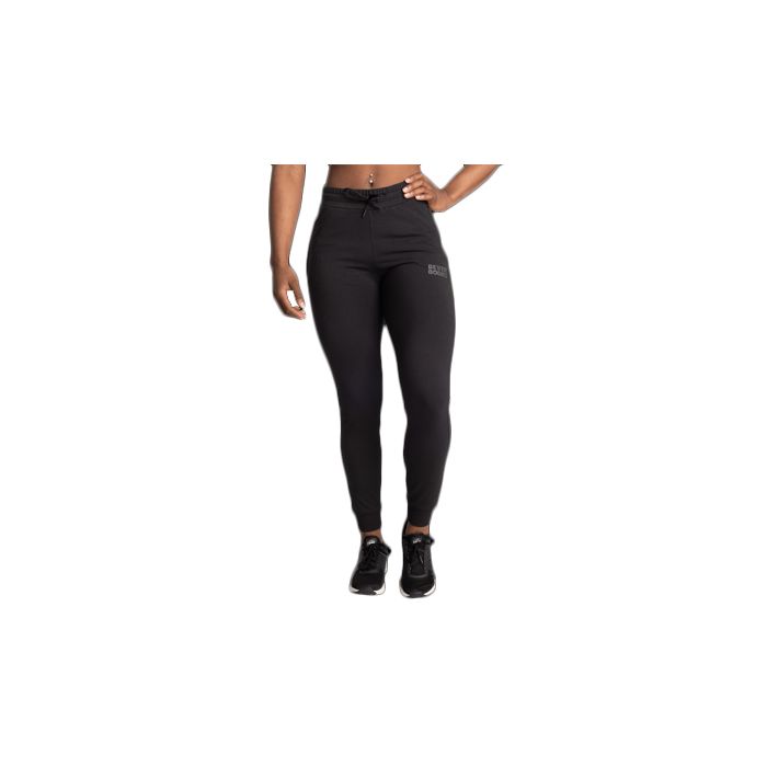 Better Bodies Empire Joggers for Men & Women - Premium Black Athletic Running Pants for Gym, Workout & Casual Wear