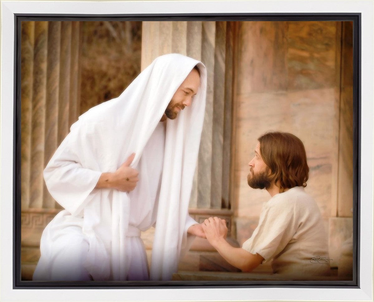 Come Unto Me Gallery Wrap Canvas Art - Inspirational Christian Wall Decor for Home, Church & Office - Perfect for Living Room, Bedroom & Prayer Spaces