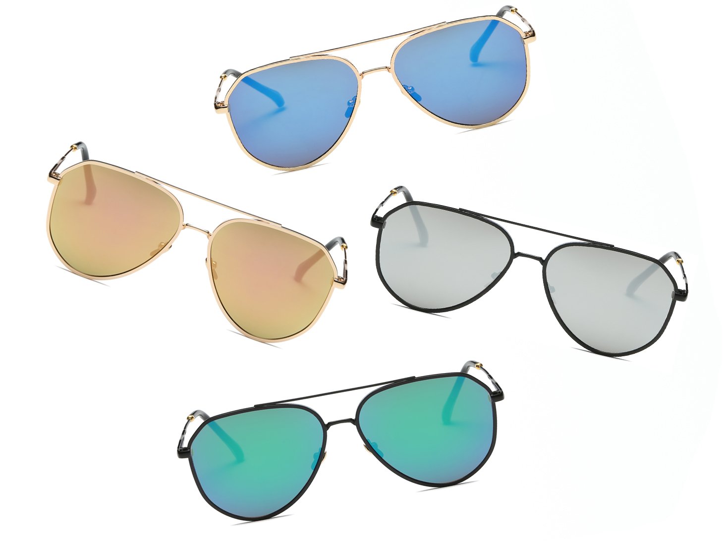 Stranger Vision Women's 'Lulu' 57mm Aviator Sunglasses - Fashionable Designer Shades for Women - Perfect for Driving, Beach & Outdoor Activities