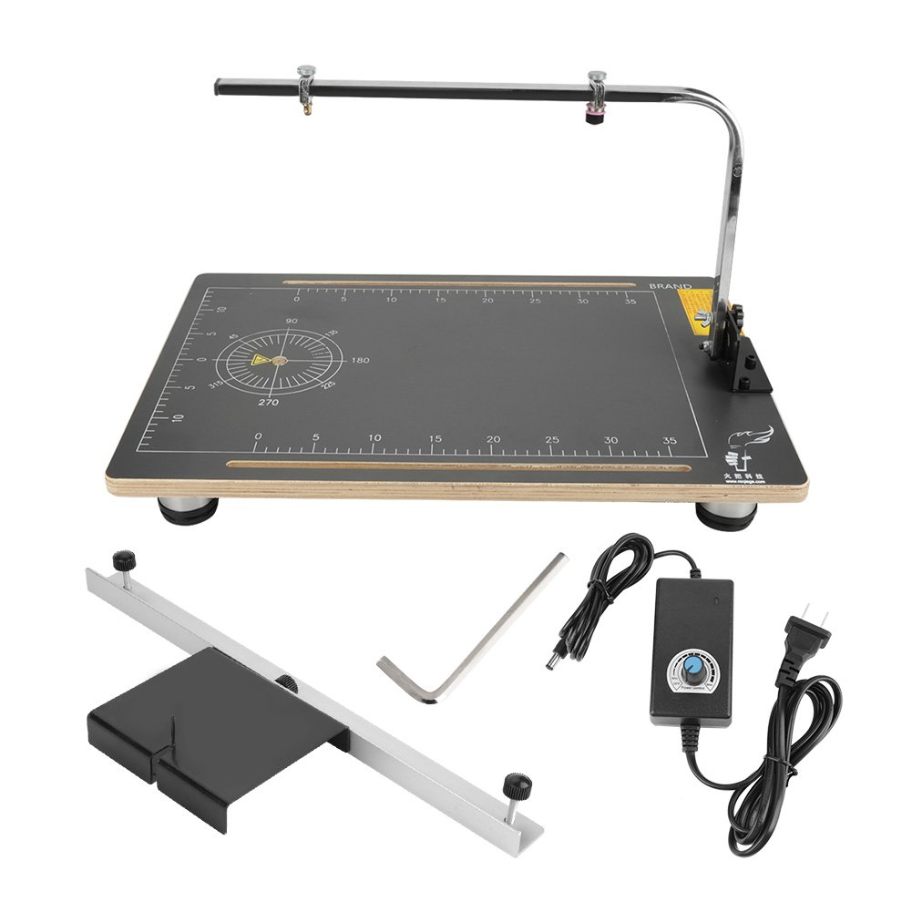 Professional 110V Foam Cutting Machine - Electric Styrofoam Cutter with Adjustable Wire & Working Stand for DIY Crafts, Model Making, and Home Decor Projects