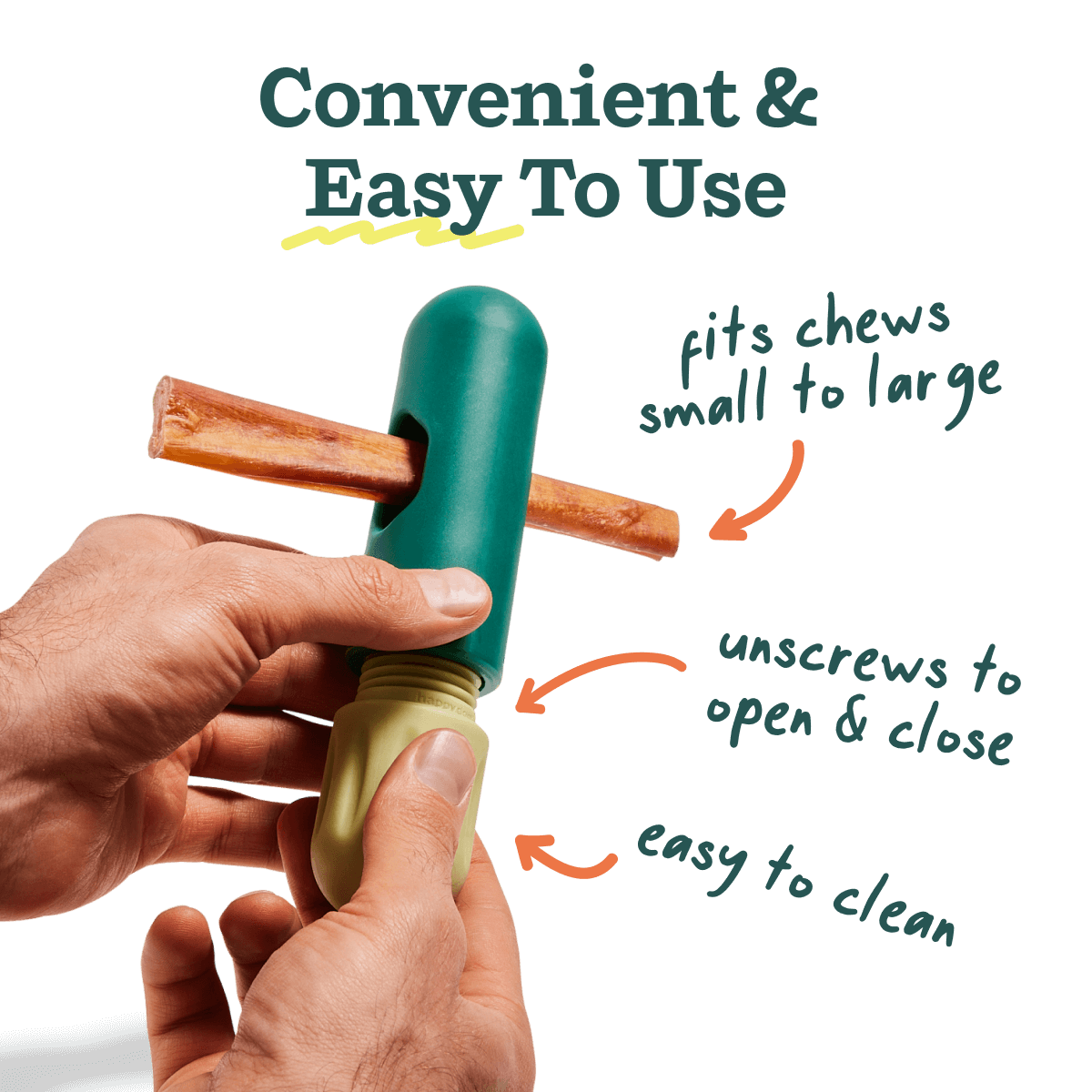 BullySafe Dog Chew Toy - Durable Interactive Chew Toy for Aggressive Chewers, Long-Lasting Bite Time & Safe Play by Woof - Perfect for Large Dogs, Puppy Teething & Indoor/Outdoor Play