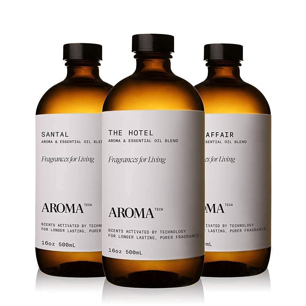 AromaTech Luxury Scented Oil for Diffusers - 500ml (Hotel, Santal & Love Affair Fragrances) | Perfect for Home, Spa, Office & Aromatherapy Relaxation