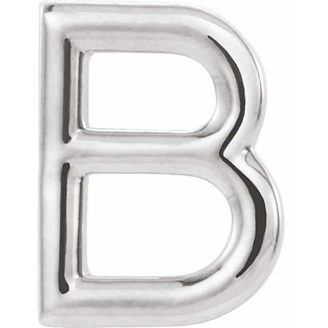 14K Gold Single Initial B Earrings for Women - Personalized Alphabet Letter Jewelry Gift for Her - Perfect for Birthdays, Anniversaries & Everyday Wear