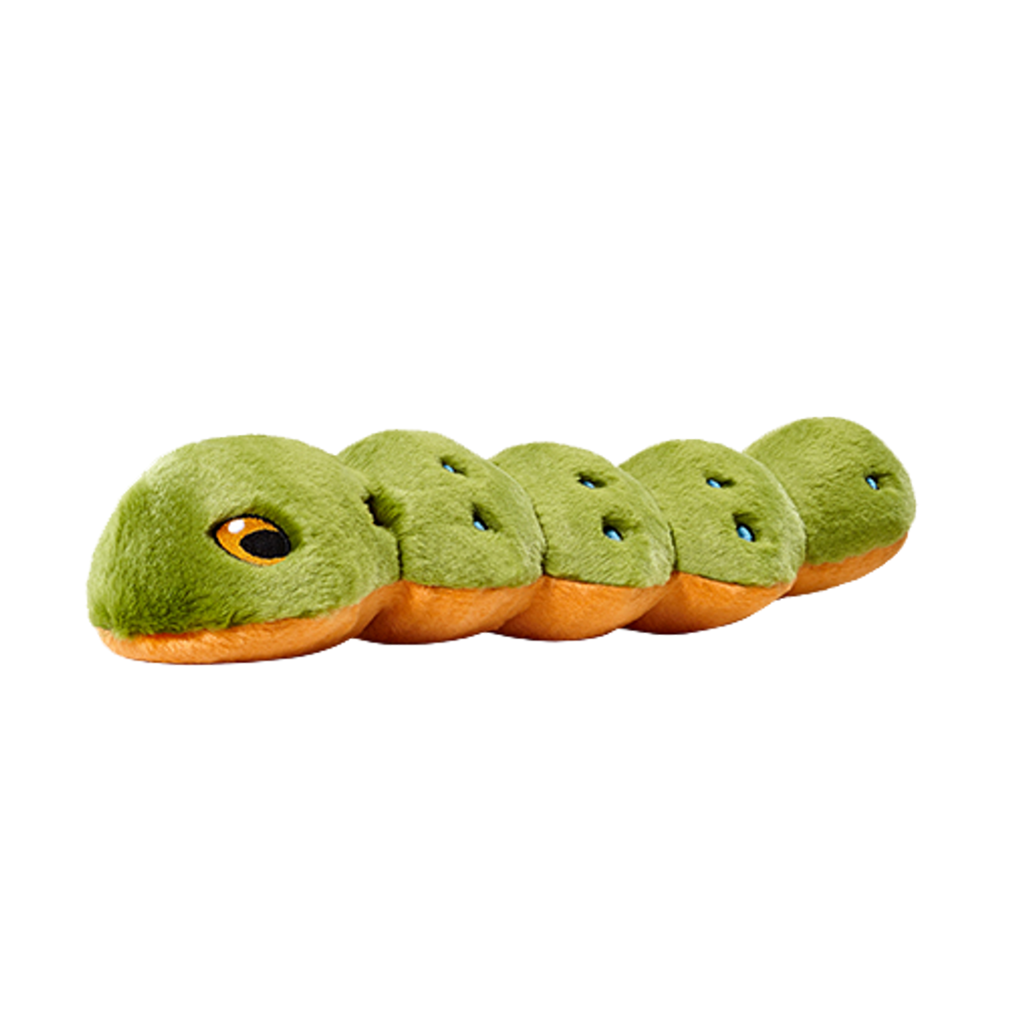 Fluff & Tuff Katie Caterpillar Dog Toy - Durable Plush Chew Toy for Small & Medium Dogs, Perfect for Indoor & Outdoor Playtime