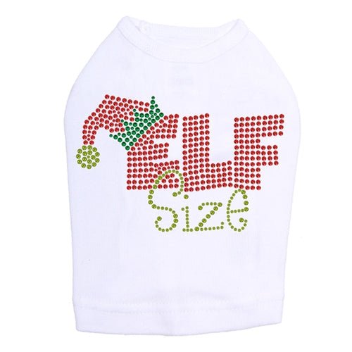 Elf Size Dog Tank Top - Cute Pet Costume for Small Dogs in Multiple Colors - Perfect for Christmas, Halloween & Pet Parties