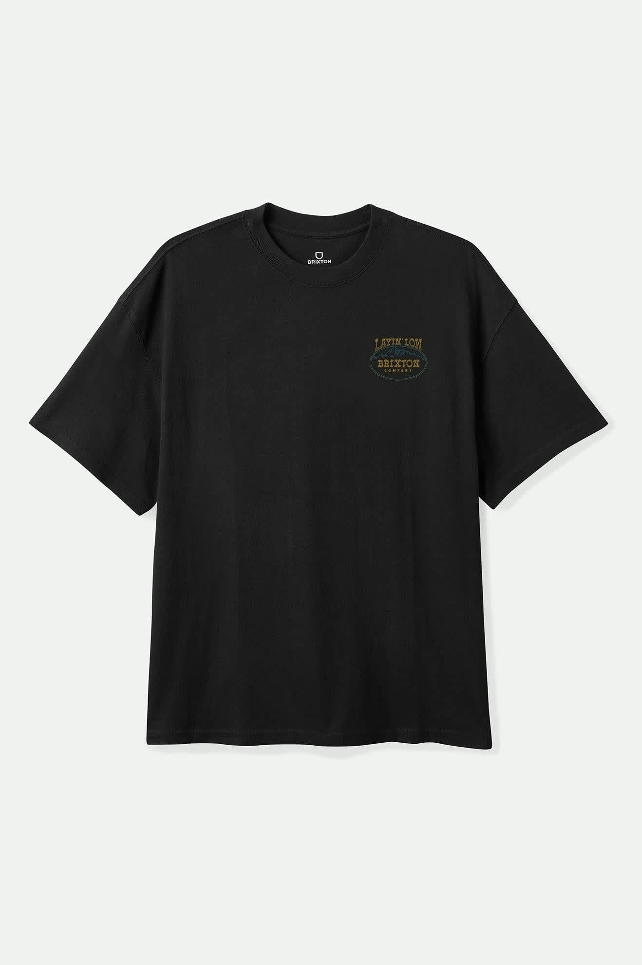 Layin' Low Short Sleeve Standard T-Shirt for Men & Women - Comfortable Cotton Black Tee for Casual Wear, Street Style & Everyday Outfits
