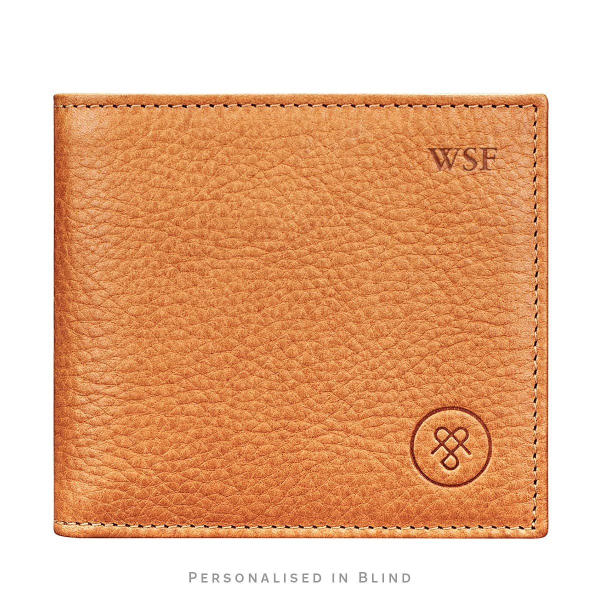 Premium Italian Leather Soft Grain Billfold Wallet with Coin Pocket - Maxwell Scott Ticciano Soft Grain in Camel - Perfect for Men's Everyday Carry & Travel Accessories