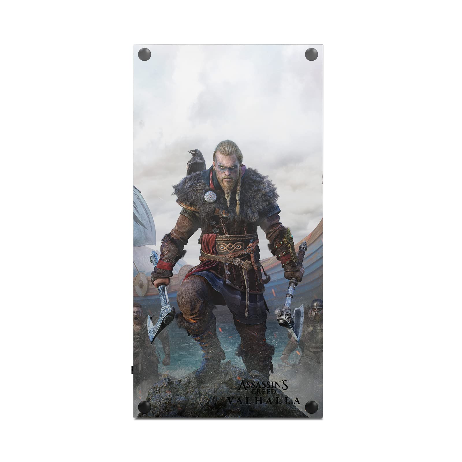 Officially Licensed Assassin's Creed Valhalla Eivor Matte Vinyl Sticker Skin Decal for Xbox Series X Console & Controller - Gaming Accessories for Xbox Fans & Collectors - Perfect for Customizing Your Gaming Setup
