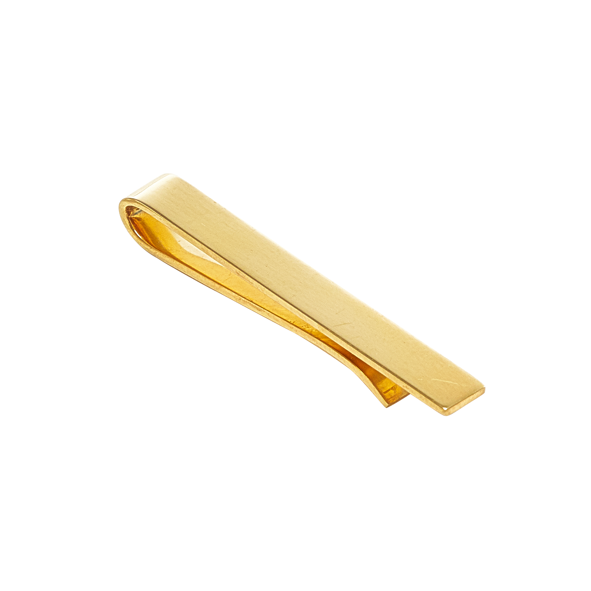 Elegant 14k Gold Vermeil Custom Tie Clip for Men - Perfect for Weddings, Business Meetings & Formal Events