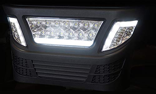 RHOX Golf Cart LED Light Bar Bumper Kit for Club Car Precedent with Accent Lights - Off-Road Lighting Upgrade for Night Driving & Trail Adventures