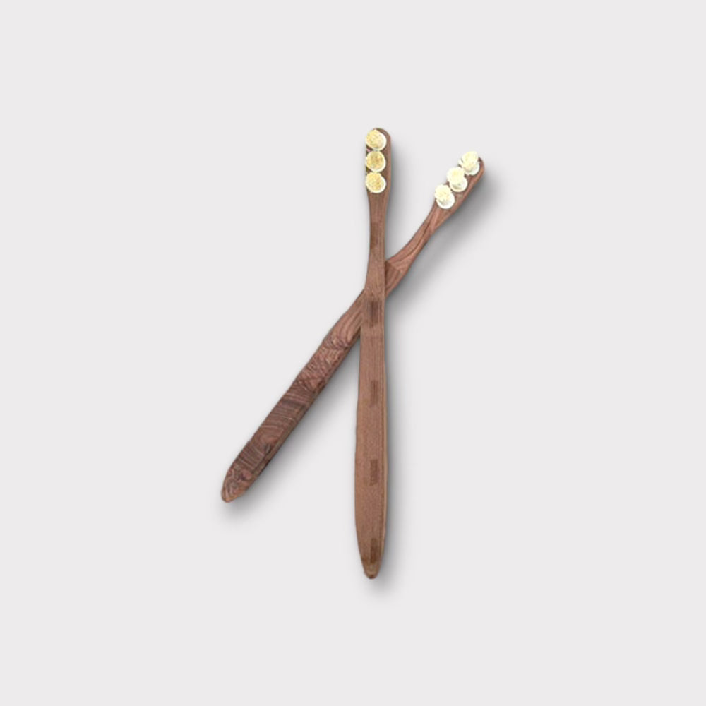 Premium Luxury Toothbrush Set - Soft Bristles for Gentle Cleaning - Perfect for Travel, Home & Office Use