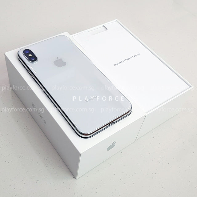Apple iPhone X 64GB Silver - Unlocked Smartphone for Travel, Work & Entertainment | Fast Performance & Stunning Display