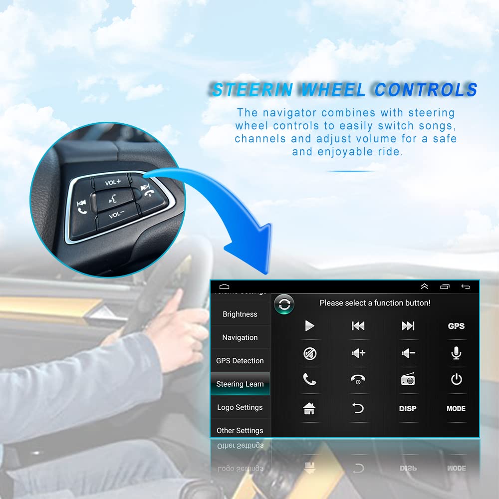 2G+64G Android 13 Car Stereo with Wireless CarPlay & Android Auto - 9