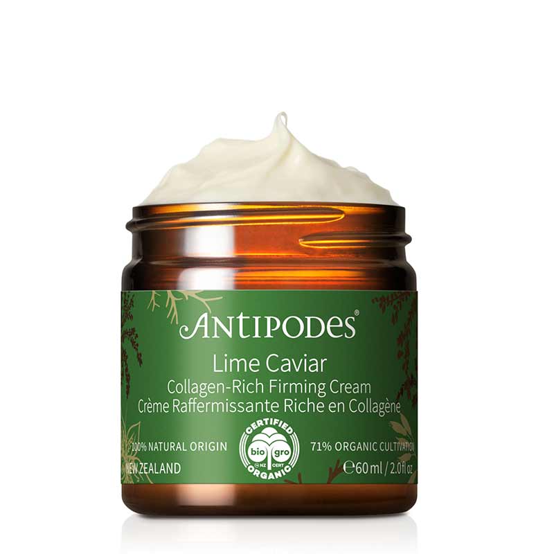 Antipodes Lime Caviar Collagen Rich Firming Face Cream - Hydrating & Anti-Aging Skincare for Women, Perfect for Night Routine & Dry Skin Care