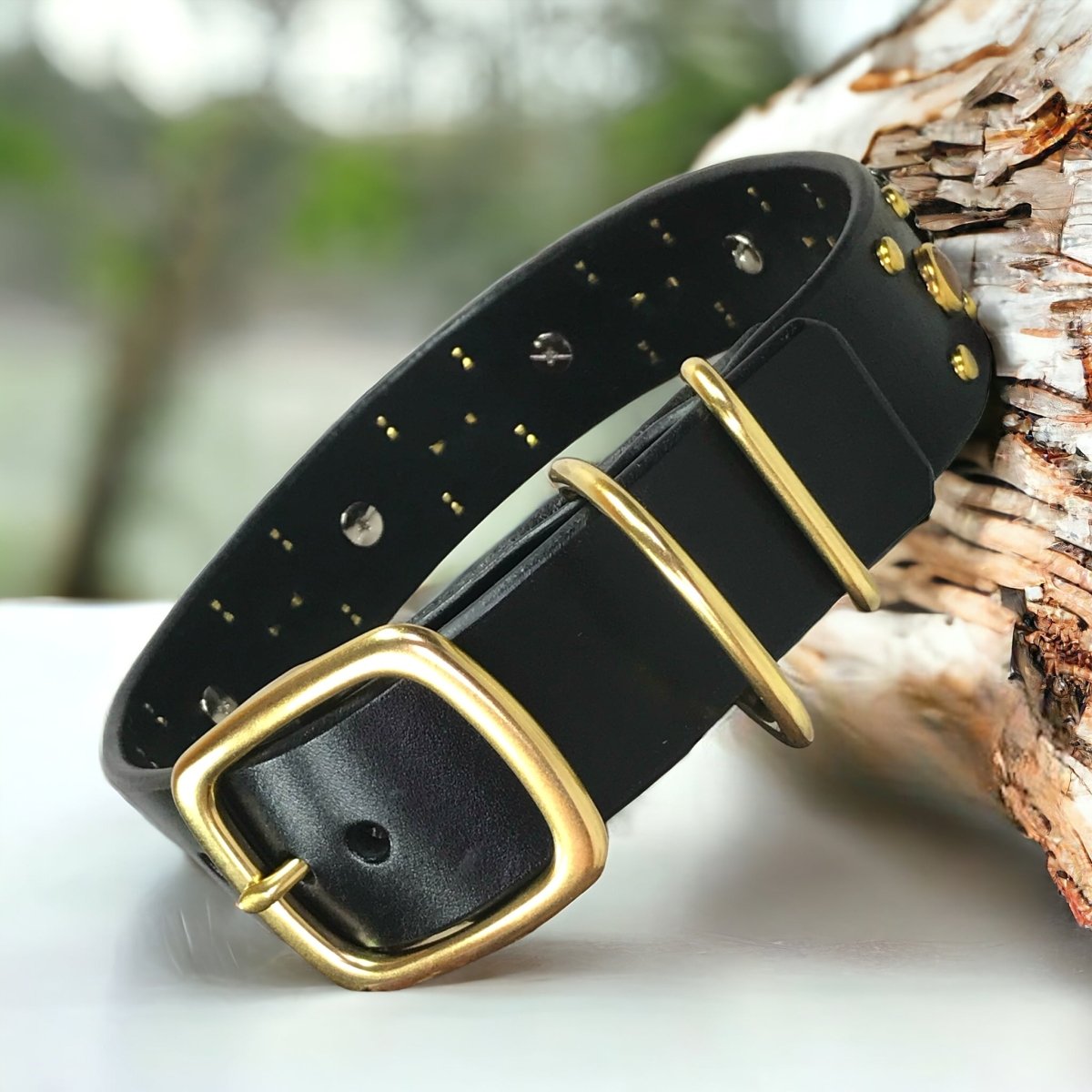 Premium Genuine Leather Dog Collar - Kalina Collection | Adjustable & Durable Pet Collar for Small Medium Large Dogs | Perfect for Daily Walks, Training & Outdoor Adventures