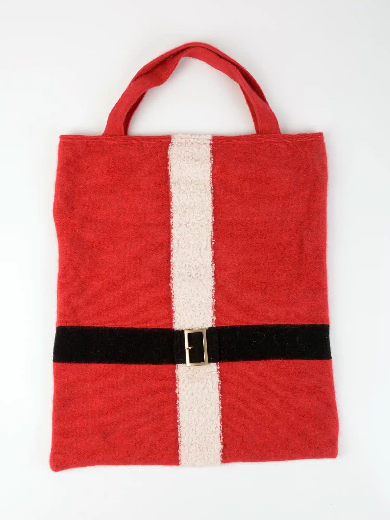 Christmas Santa Sack with Buckle - Large Holiday Gift Bag for Kids & Adults - Perfect for Stocking Stuffers, Party Favors & Festive Decorations