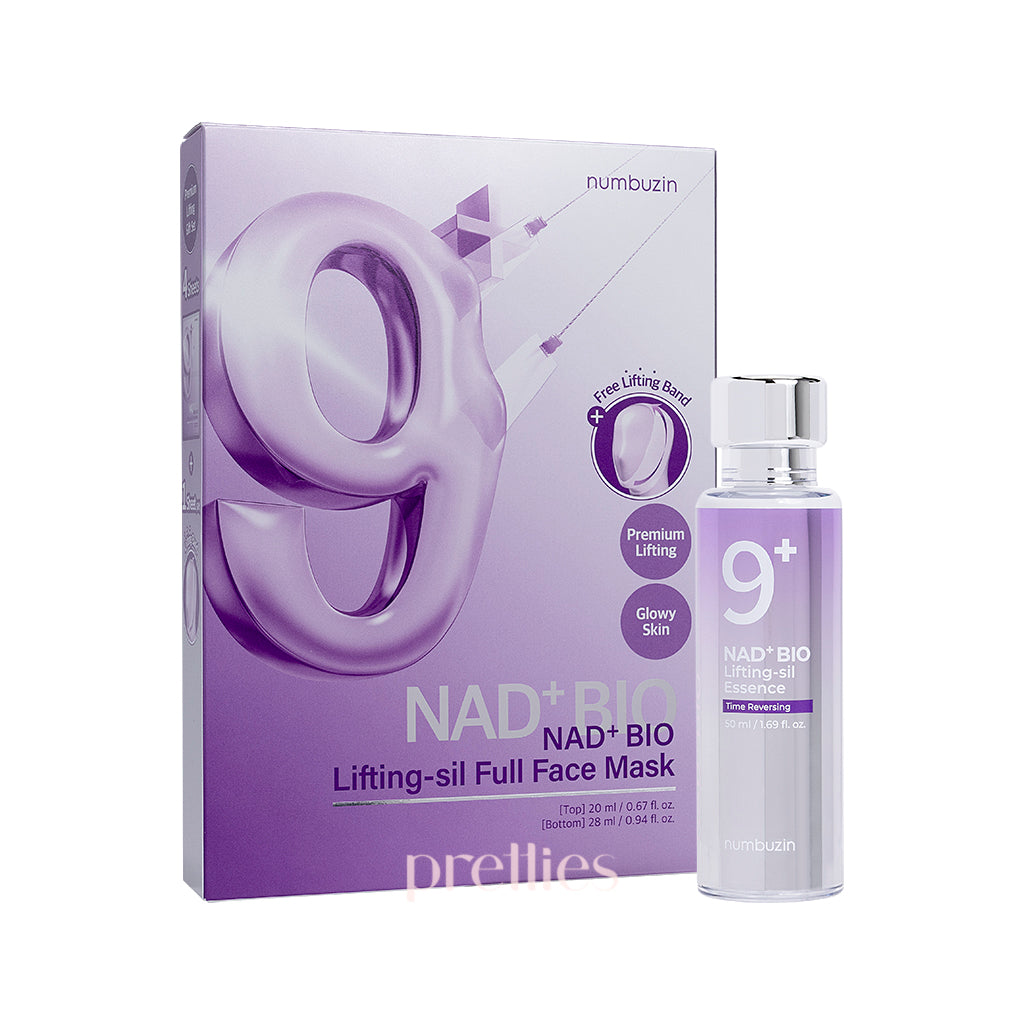 Numbuzin No.9 NAD Bio Lifting Collection Set - Anti-Aging Skincare Kit for Wrinkles & Firmness | Perfect for Daily Skincare Routine & Nighttime Regimen