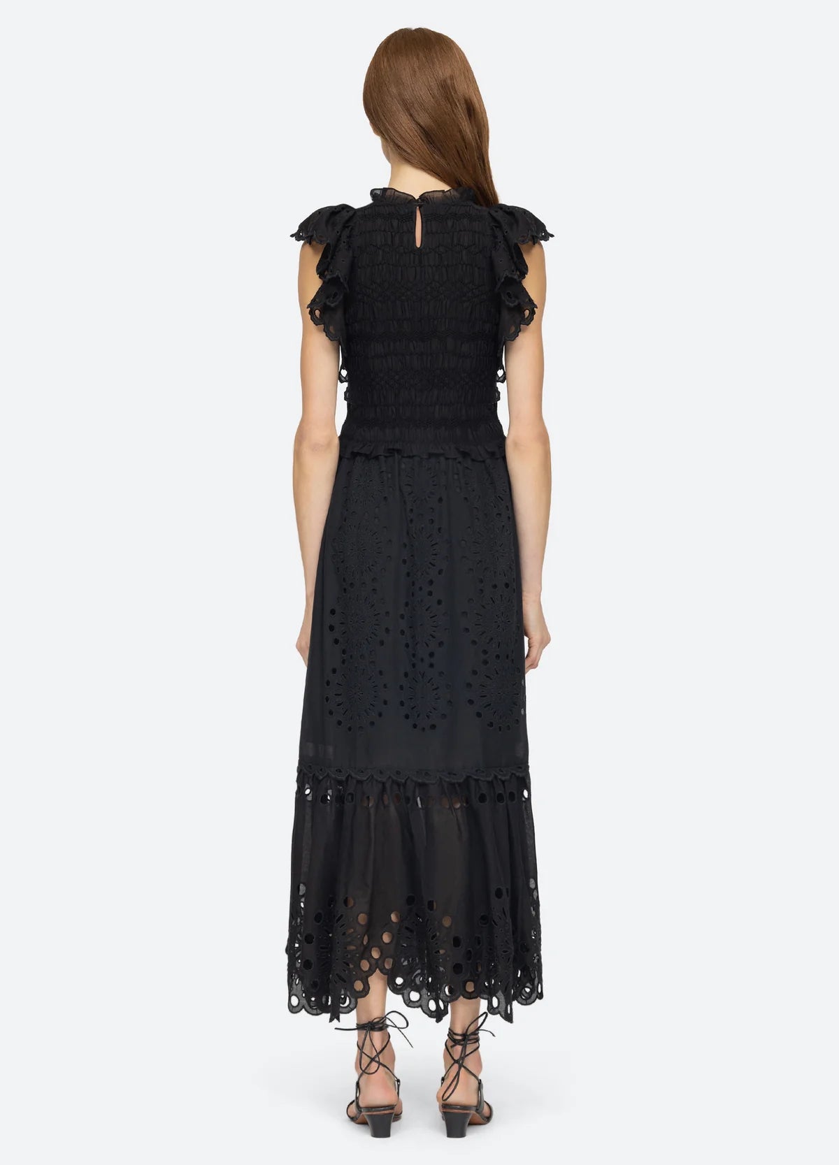 Addie Dress - Black Women's Elegant Midi Dress for Casual Wear, Office & Special Occasions
