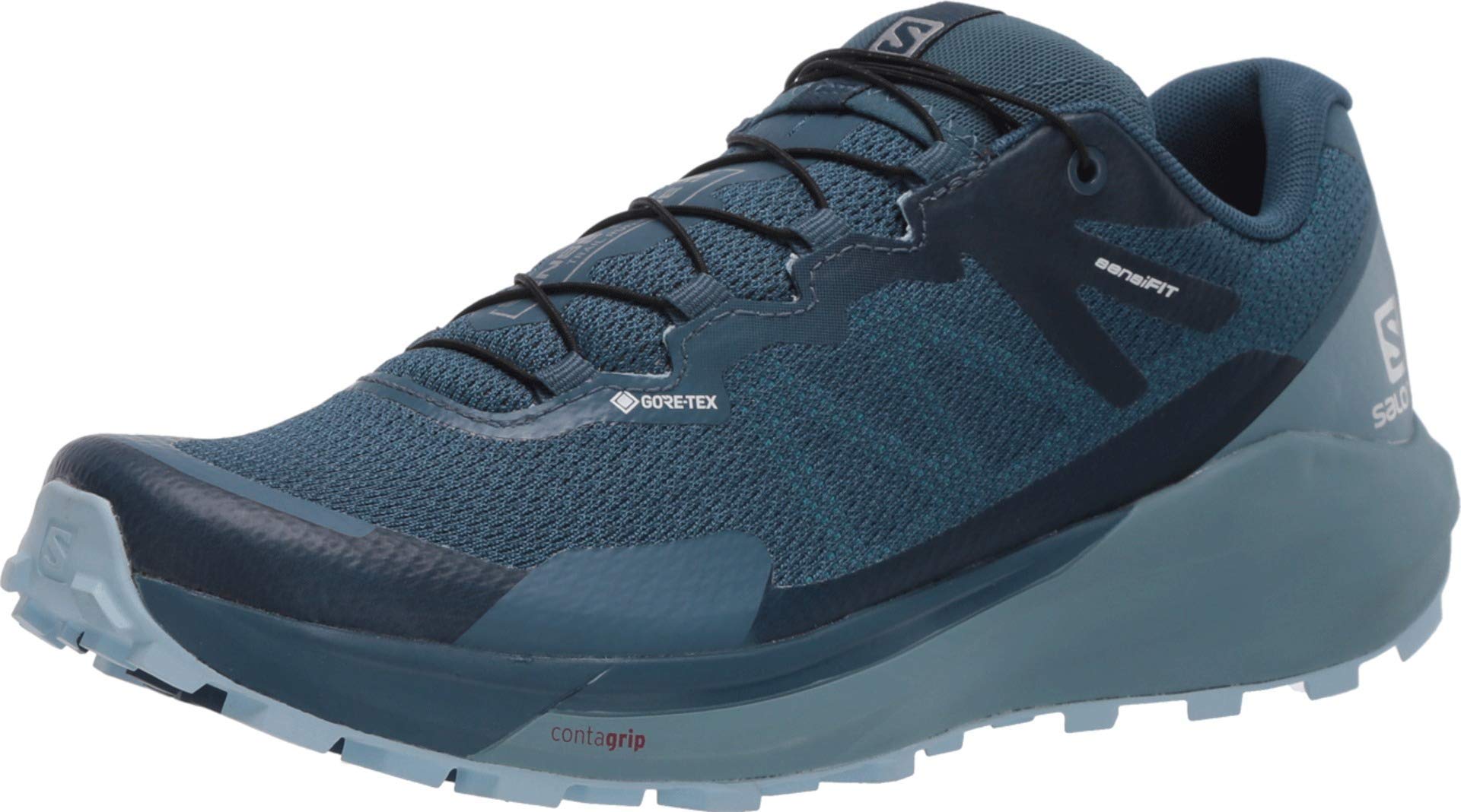 Salomon Women's Sense Ride 3 Gore-TEX Waterproof Trail Running Shoes - Lightweight Hiking Shoes for Women with INVIS FIT Technology | Perfect for Trail Running, Hiking & Outdoor Adventures
