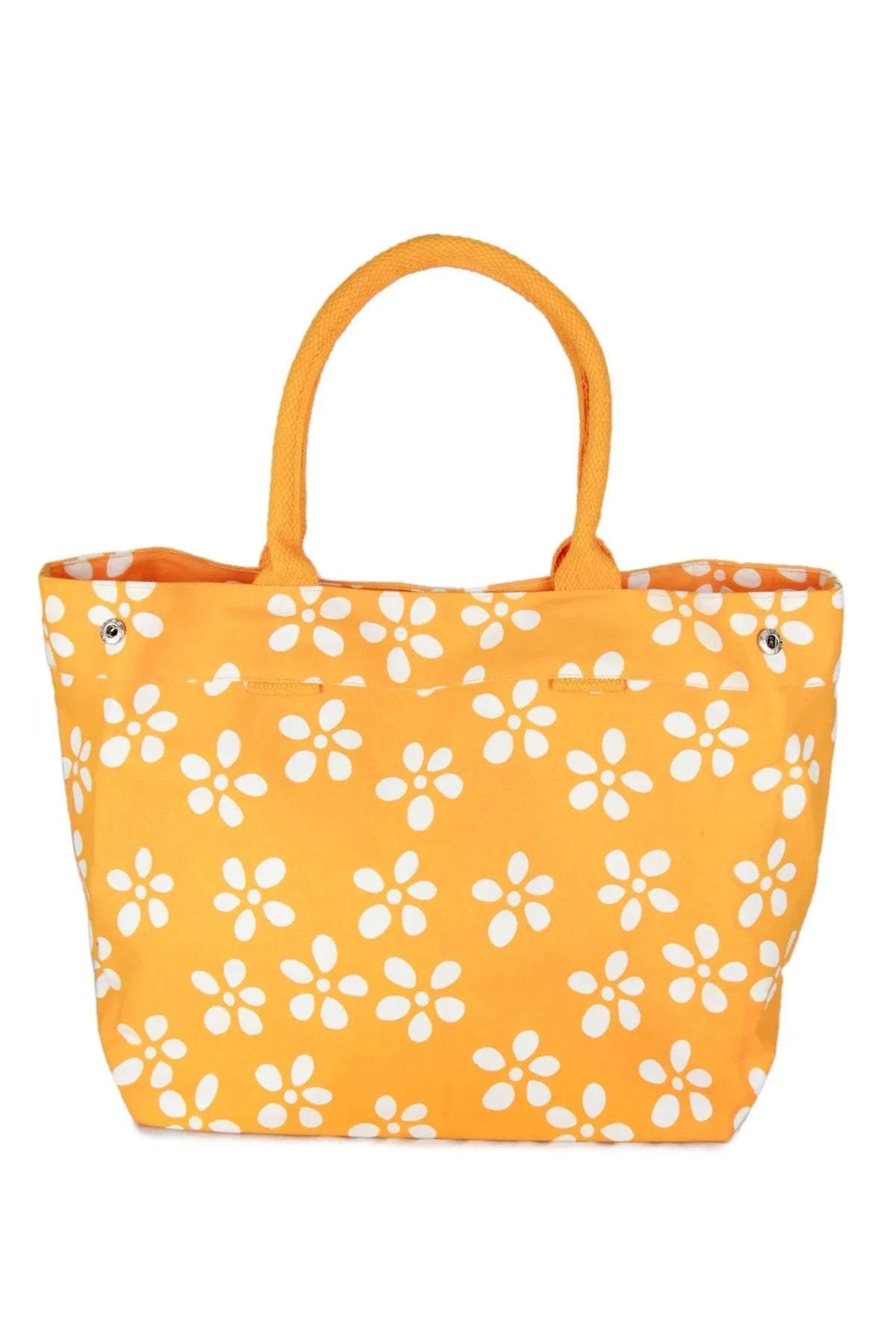 Stylish Daisies Tote Bag for Women - Large Floral Print Canvas Shoulder Bag - Perfect for Beach, Shopping & Daily Use