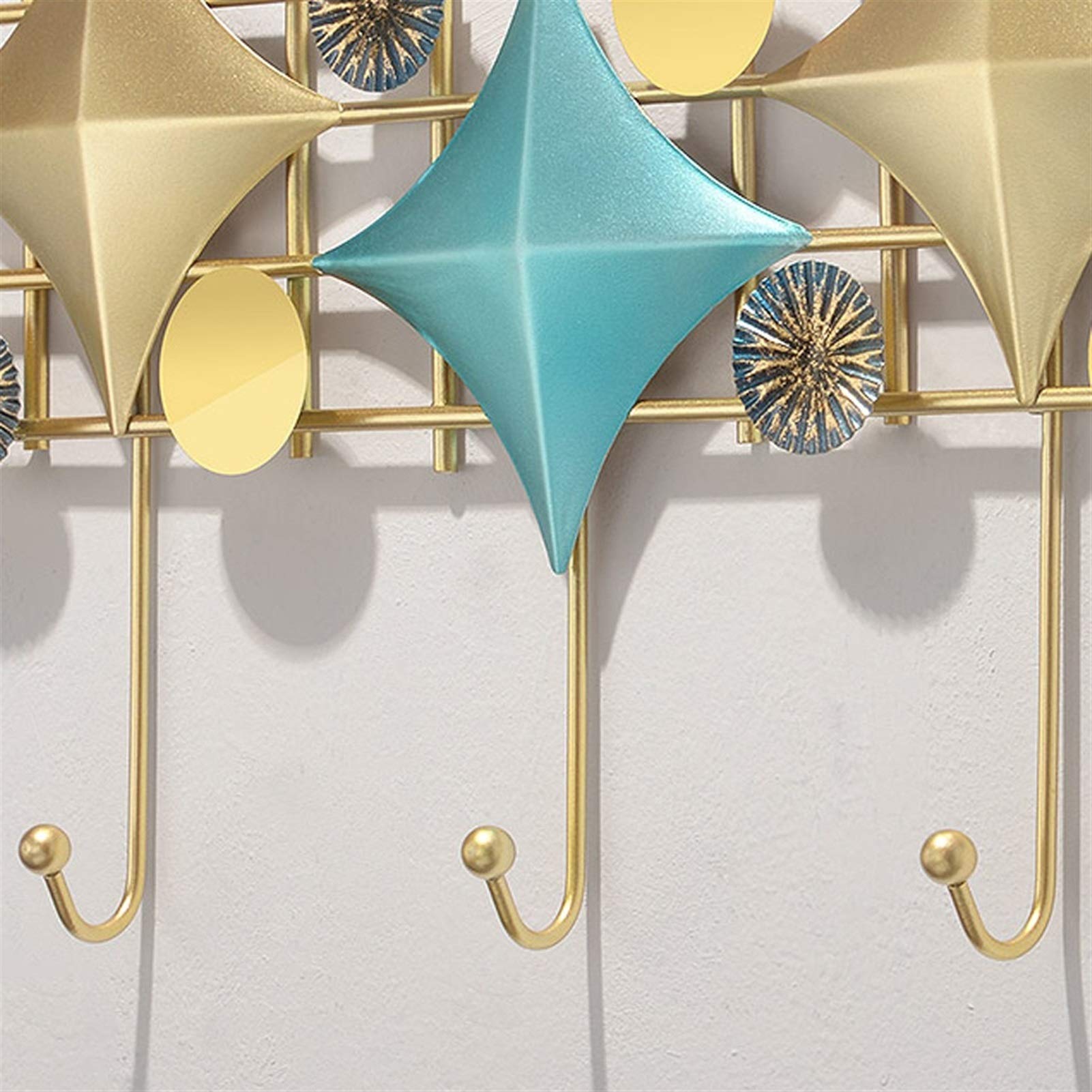 Modern Wall-Mounted Coat Rack with 5 Hooks - Space Saving Entryway Organizer for Hats, Coats & Bags | Perfect for Hallway, Bedroom or Closet Organization