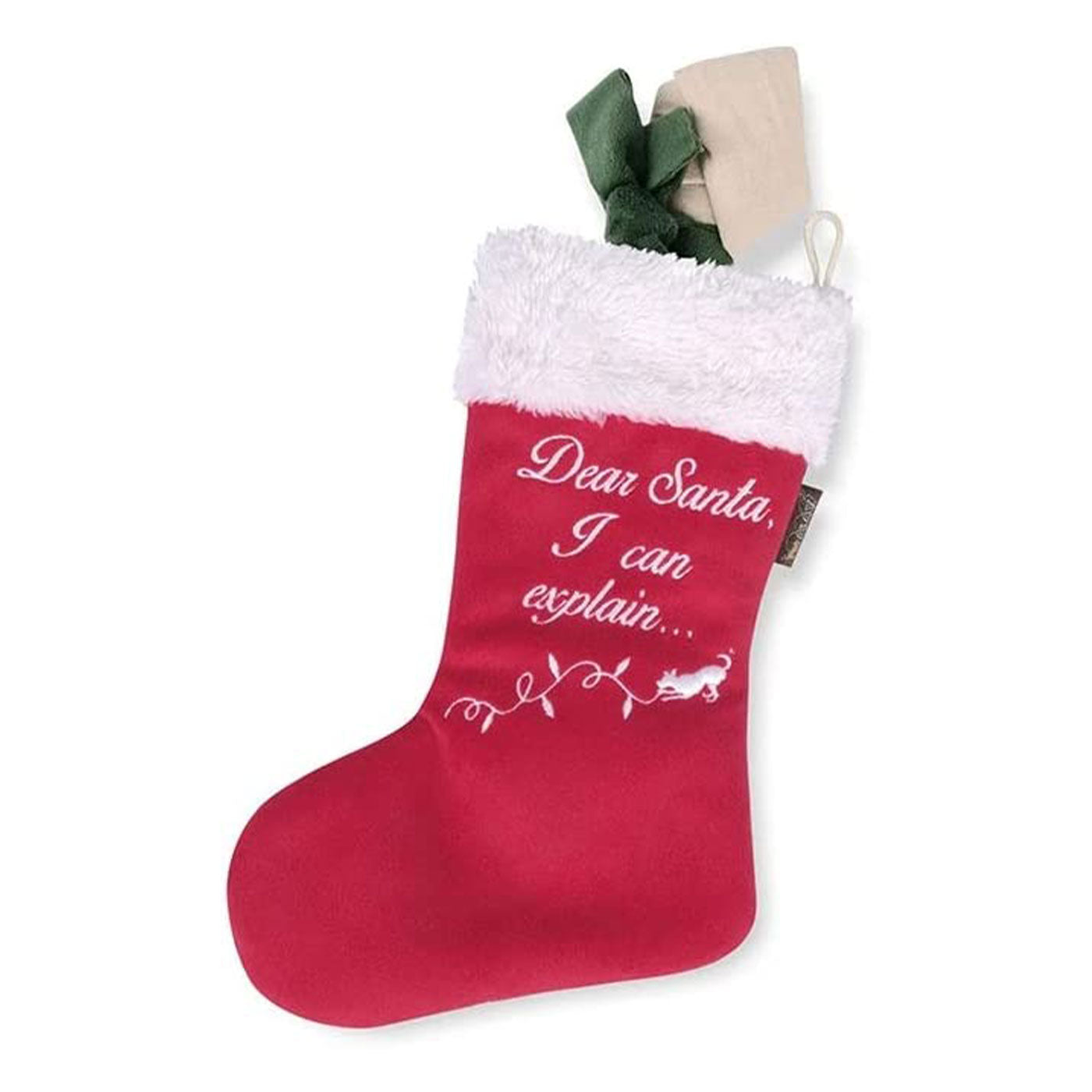P.L.A.Y. Merry Woofmas Christmas Dog Stocking for Pets - Festive Holiday Pet Gift for Dogs, Puppies & Good Boys - Perfect for Christmas Decorations & Pet Stocking Stuffers