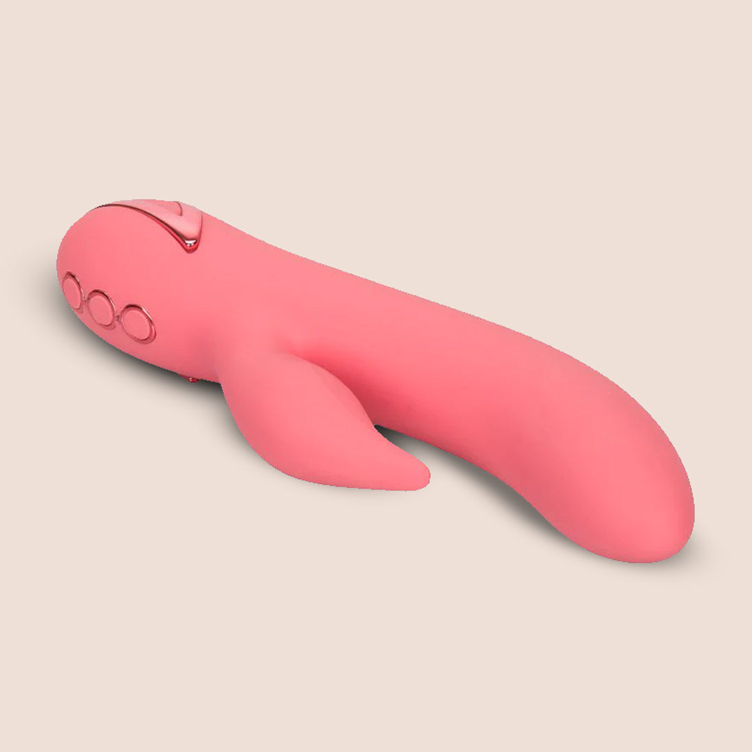 California Dreaming® San Francisco Sweetheart G Spot Massager - Powerful Vibrating & Thrusting Motion for Intense Pleasure - Perfect for Couples Play & Solo Sensual Exploration