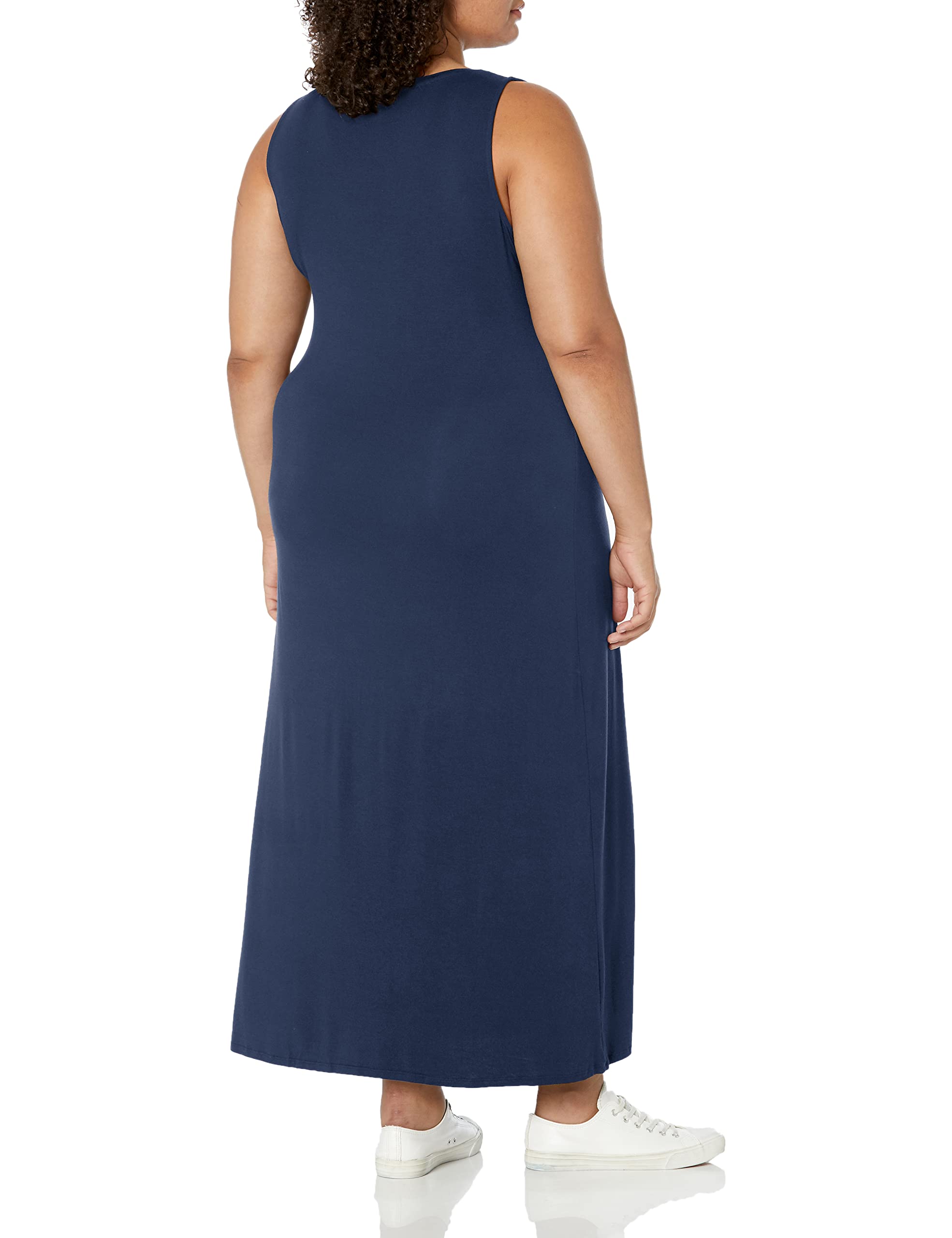 Amazon Essentials Women's Tank Maxi Dress - Flowy Summer Casual Dress with Pockets, Plus Size Options | Perfect for Beach, Vacation & Everyday Wear