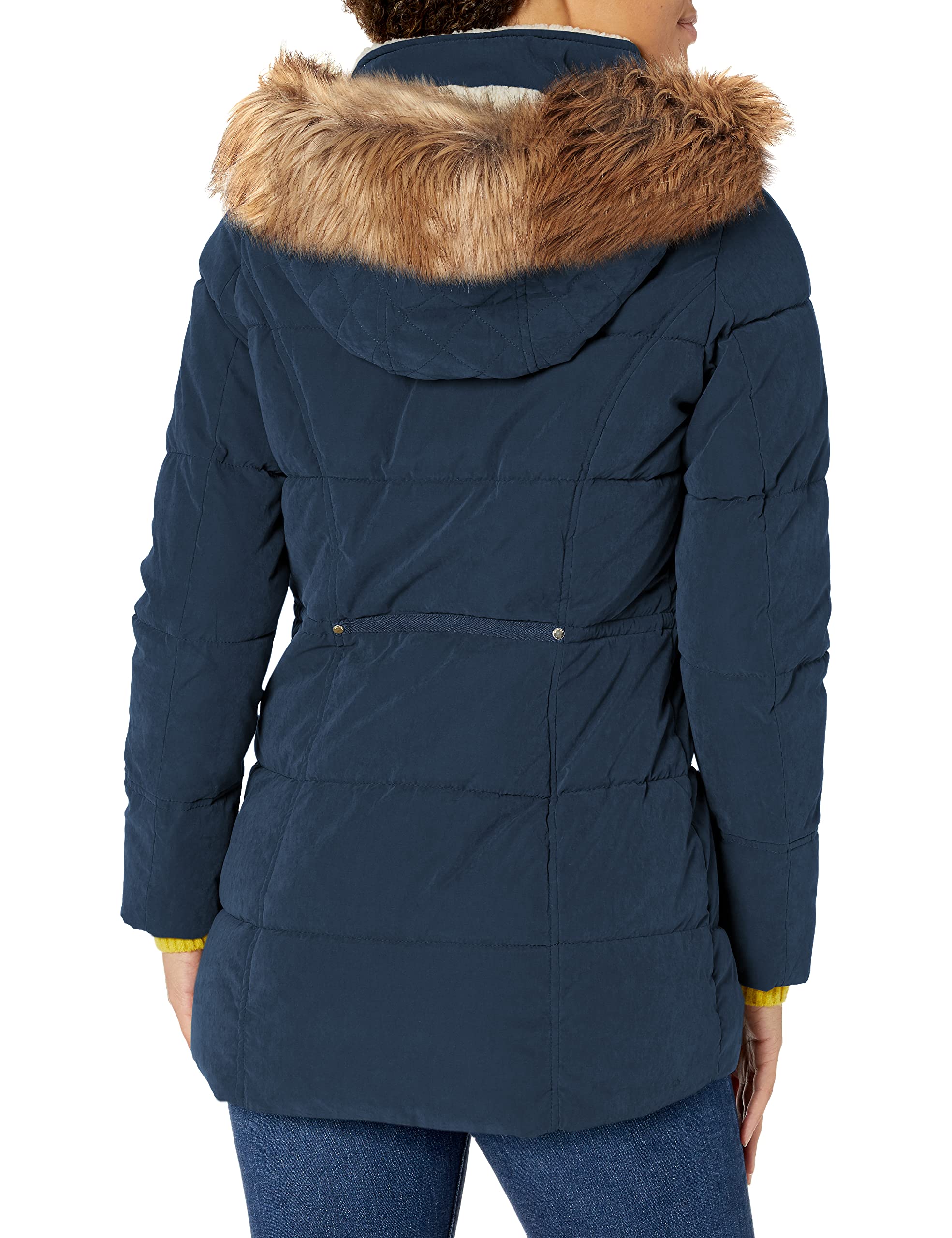 Nautica Women's Heavyweight Microfiber Down Parka Coat - Warm Winter Jacket for Outdoor Activities & Cold Weather