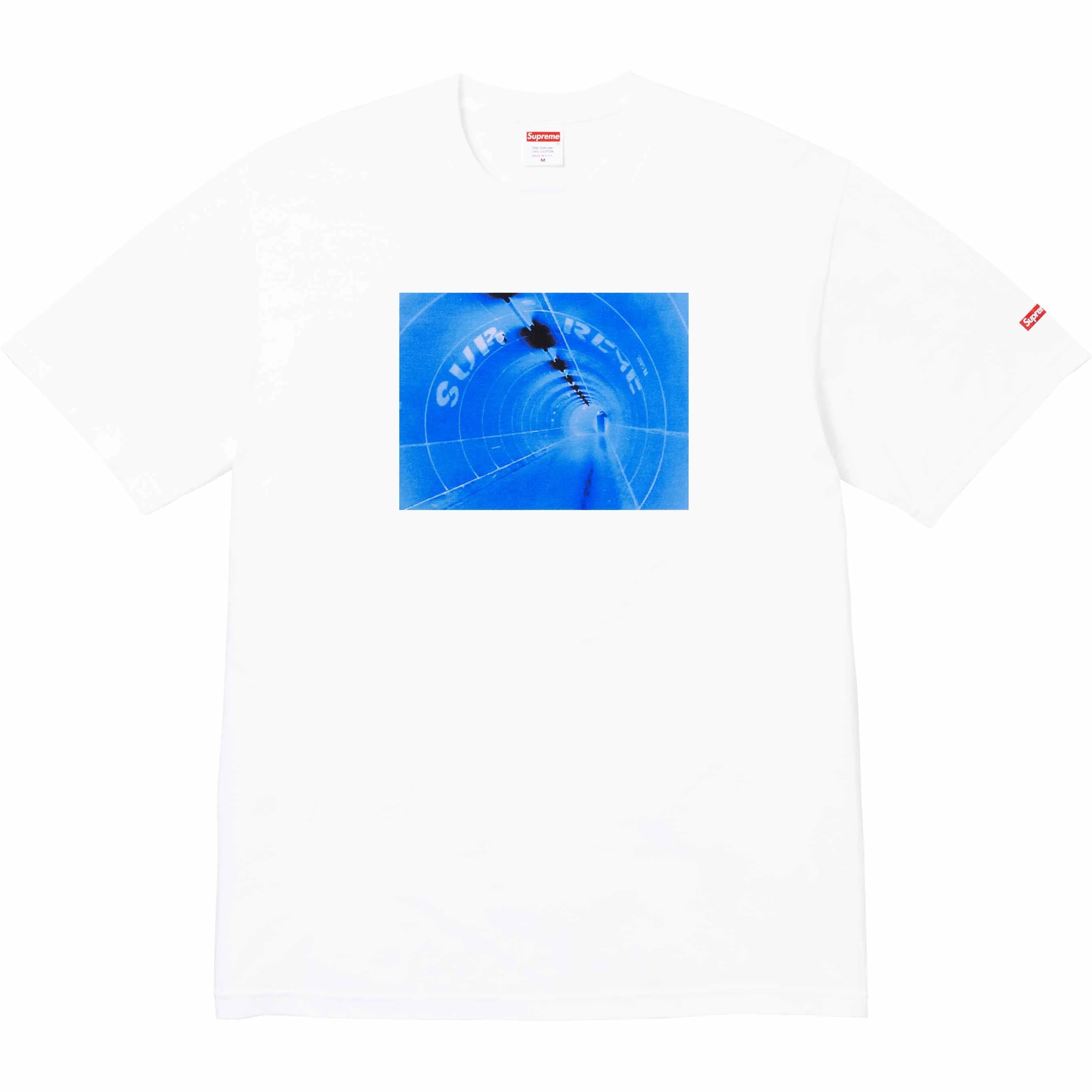 SUPREME 24SS TUNNEL TEE - Men's Graphic T-Shirt with Unique Design | Perfect for Streetwear, Casual Outfits & Summer Fashion