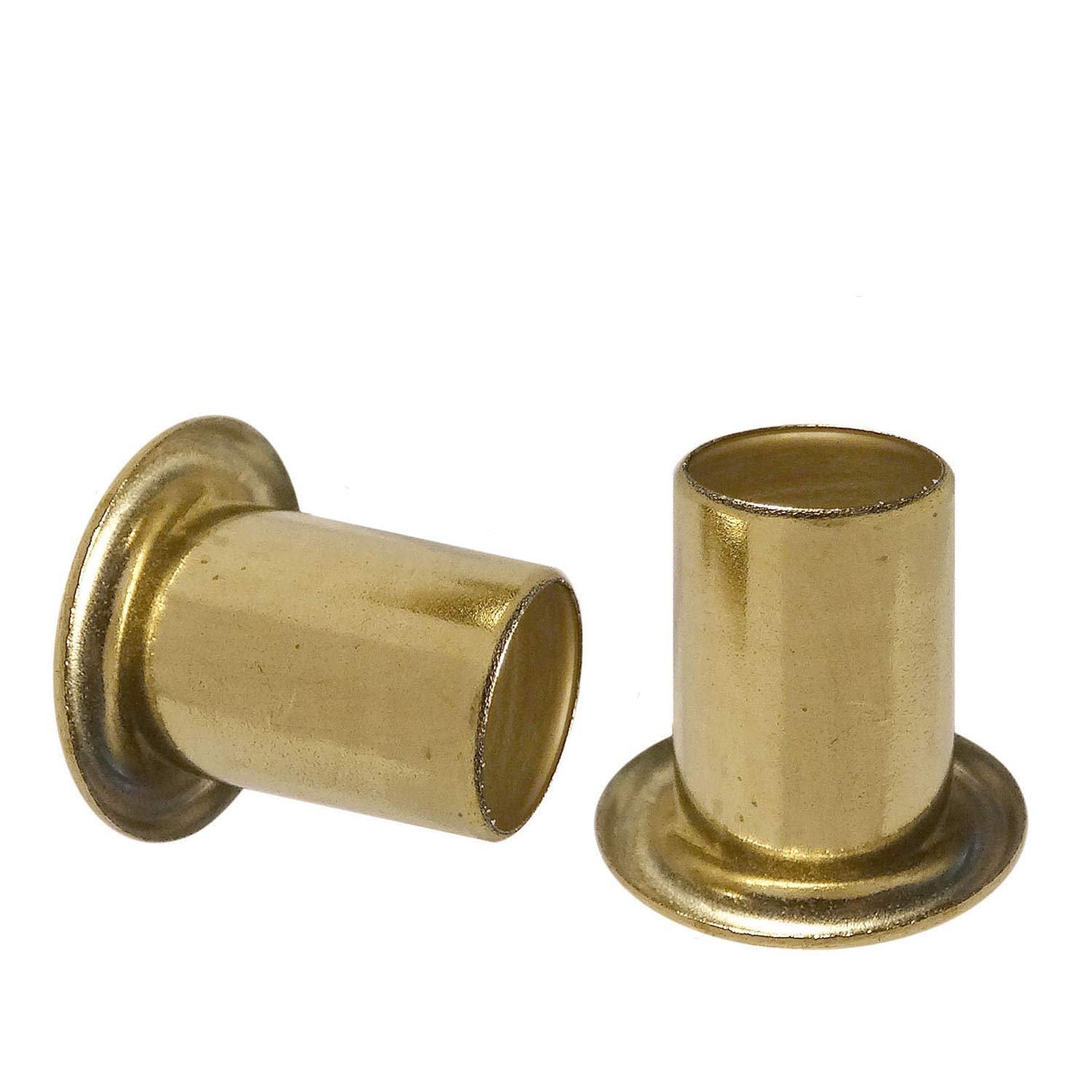 Stimpson GS78B1000 Brass Eyelets - 1000pcs Heavy-Duty GS 7-8 Size for Leather Craft, DIY Projects & Industrial Use | Durable & Reliable Metal Grommets for Belts, Tarps & Fabric