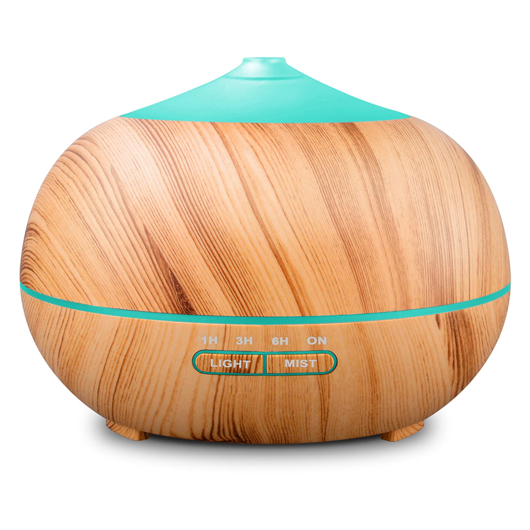 400ml Airymium Ultrasonic Essential Oil Humidifier & Aroma Diffuser - Wood Grain Design with LED Light & Timer for Bedroom, Home Office, Yoga Studio | Perfect for Aromatherapy, Relaxation & Air Moisturizing