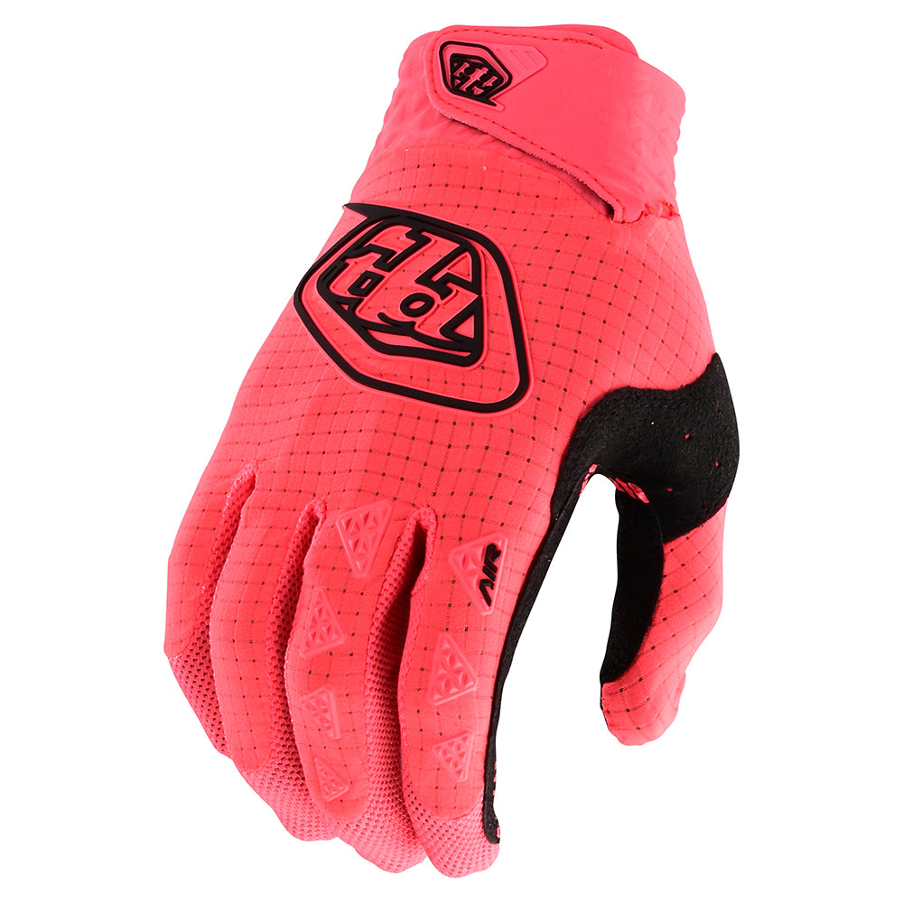 Air Glove Solid Glo Red - High Visibility Safety Gloves for Night Work, Running & Cycling - Reflective Work Gloves for Construction, Jogging & Outdoor Activities