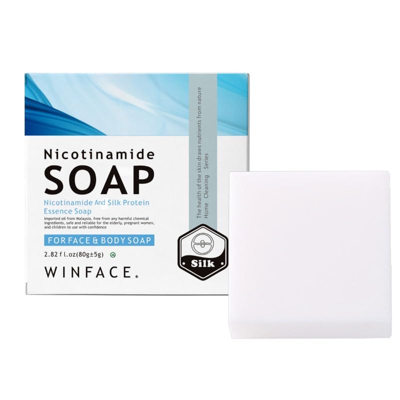 Goat Milk Niacinamide & Silkworm Essence Soap - Gentle Cleansing Bar for Face & Body, Improves Acne, Dark Spots & Dryness | Natural Skincare for Sensitive Skin | Perfect for Daily Shower & Facial Routine