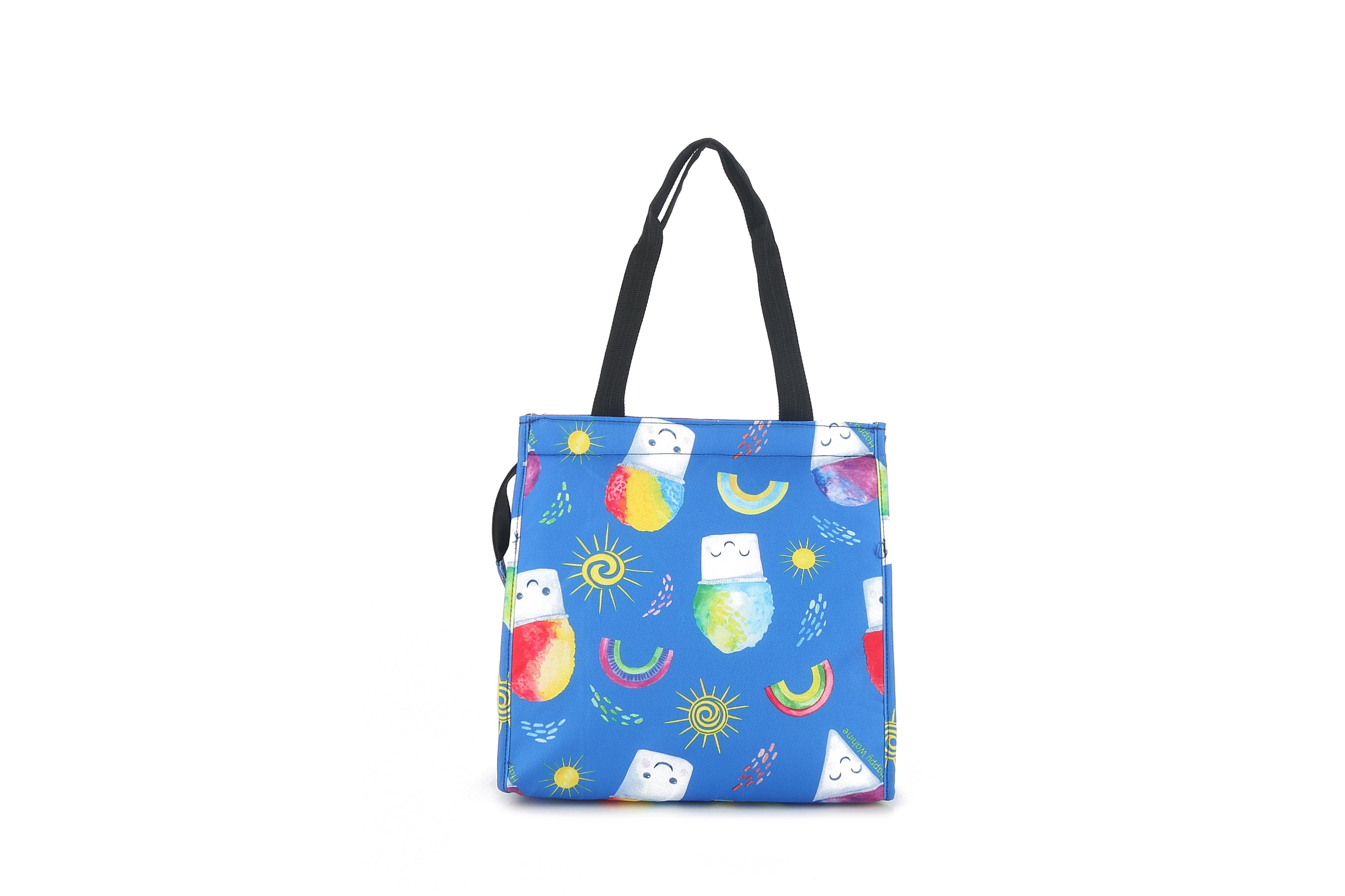 Insulated Lunch Tote Bag for Women & Men - Small Cooler Lunch Box with Handle, Leakproof & Thermal Insulation - Perfect for Work, School, Picnics & Beach - Shave Ice Blue